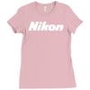 nikon camera Ladies Fitted T-Shirt