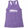 brooklyn city skyline silhouette Racerback Tank