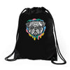 pug face Drawstring Bags