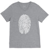 fingerprint V-Neck Tee