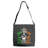 conor mcgregor notorious go to war irish Adjustable Strap Totes
