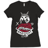 bad cat   gatos locos Ladies Fitted T-Shirt
