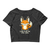 all the fox Crop Top