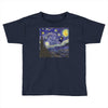 tardis starry night Toddler T-shirt