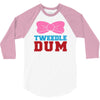 tweedle dee matching 3/4 Sleeve Shirt