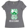 hello clarice Women's Triblend Scoop T-shirt