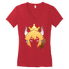 bowsette meme Women's V-Neck T-Shirt