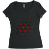 Clawed Up Women's Triblend Scoop T-shirt