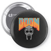 Doom With Mask Pin-back button