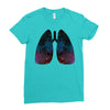 Lungs Ladies Fitted T-Shirt
