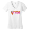 drunk'n donuts Women's V-Neck T-Shirt