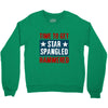 star spangled hammered Crewneck Sweatshirt