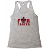 fuck cancer Racerback Tank