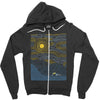 surf line Zipper Hoodie
