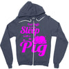 pig lover Zipper Hoodie