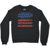 us flag Crewneck Sweatshirt