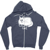 cat Zipper Hoodie