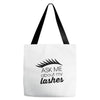 my lashes Tote Bags