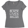 black lives matter Women's Triblend Scoop T-shirt