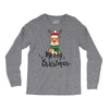 merry cristmas reindeer Long Sleeve Shirts