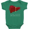 liver cancer awareness Baby Bodysuit