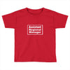 assistant to the regional manager Toddler T-shirt