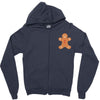 Ginger Bread Pocket Zipper Hoodie