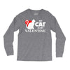 my cat is my valentine (2) Long Sleeve Shirts