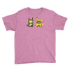 totoro &amp; pikachu onesie Youth Tee