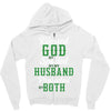 blessed god by spoiled by my husband protected by both Zipper Hoodie