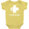 i'm with player Baby Onesie