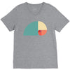 fibonacci golden ratio colorful V-Neck Tee