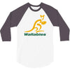 wallabies gold logo 3/4 Sleeve Shirt