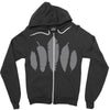 bird feathers nature Zipper Hoodie
