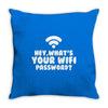 Hey What's Your Wifi Password Throw Pillow
