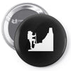 mountain hiker Pin-back button