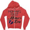 mommys first mothers day Zipper Hoodie