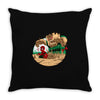 an amazing sand castle Throw Pillow