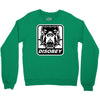 bull dog disobey Crewneck Sweatshirt