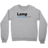 lamp   brick tamland likes this facebook thumbs up mens white t shirt Crewneck Sweatshirt