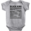 black king nutrition facts Baby Bodysuit