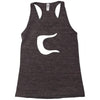 s coon symbol Racerback Tank
