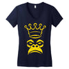 king Women's V-Neck T-Shirt