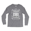 vintage made in 1981 perfectly aged a living legend Long Sleeve Shirts