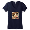 michelangelo the prophet isaiah bubble gum Women's V-Neck T-Shirt