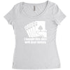 bought this shirt with your money poker Women's Triblend Scoop T-shirt