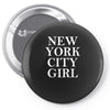 New York City Girl Pin-back button