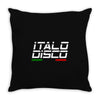 retro italo disco Throw Pillow