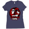 gotham girl h Ladies Fitted T-Shirt
