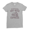 hot mess express Ladies Fitted T-Shirt